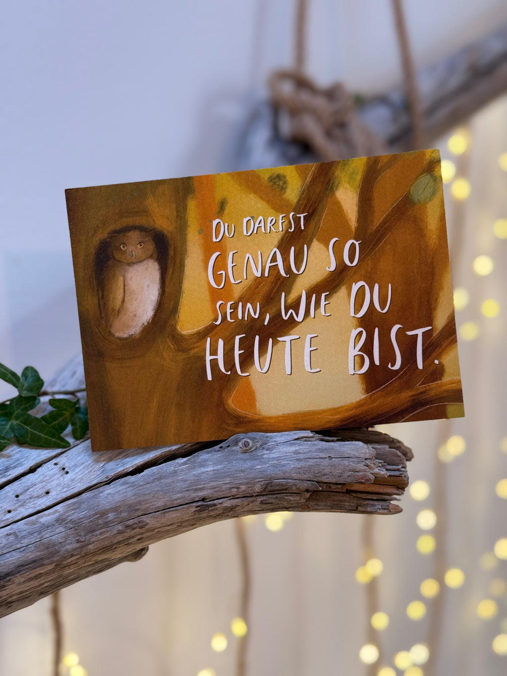 Postkarte „Eule“ | Tierbotschaften 1