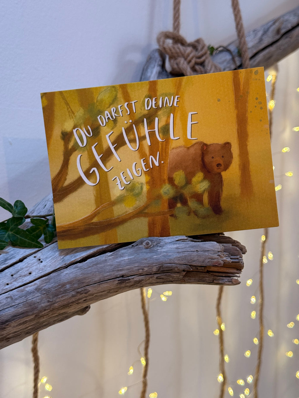 Postkarte „Bär“ | Tierbotschaften 2