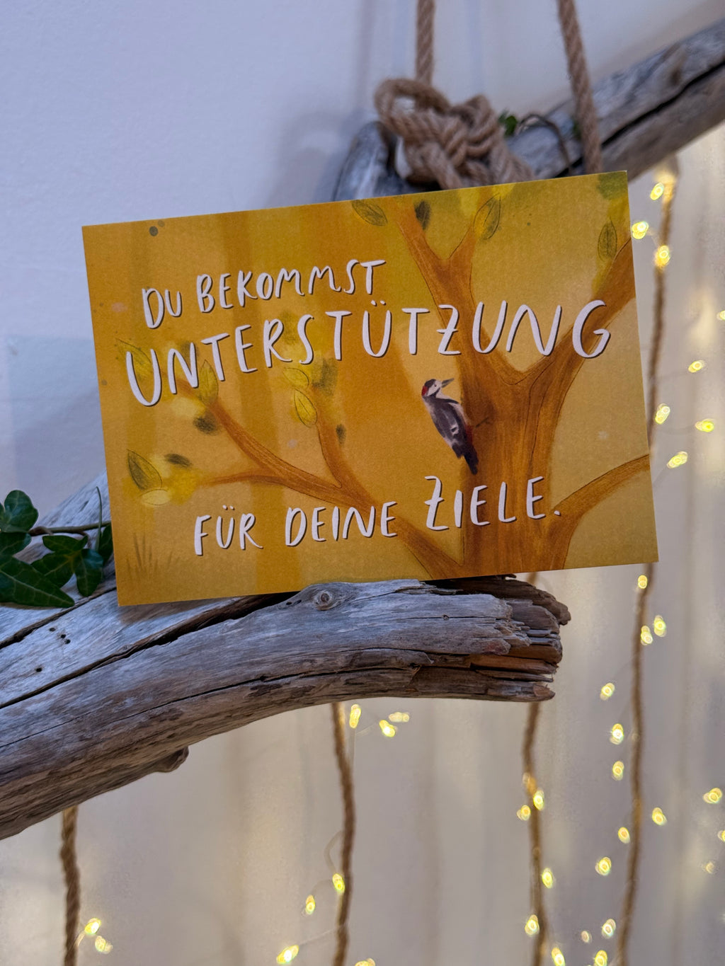 Postkarte „Specht“ | Tierbotschaften 3