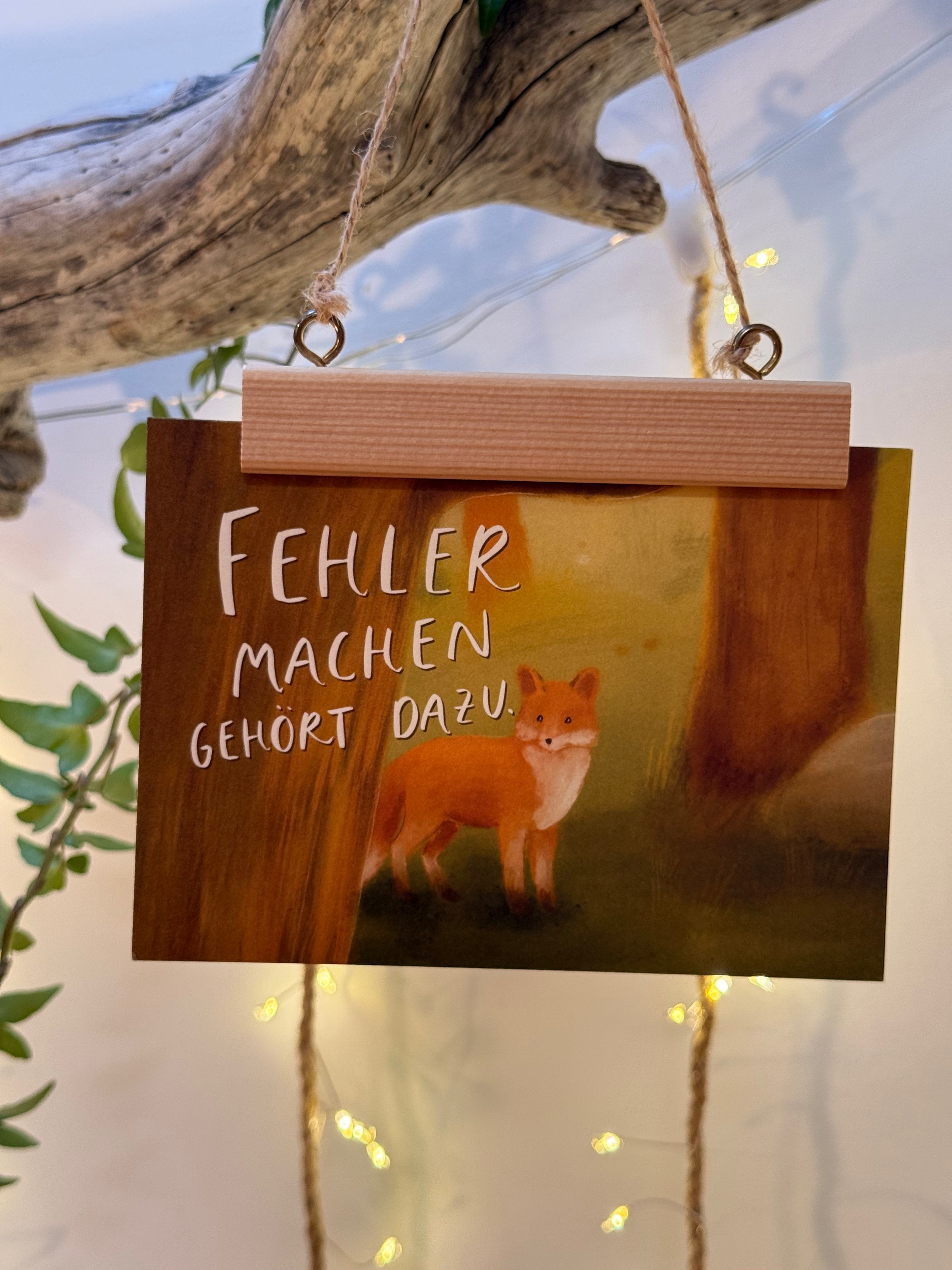 Postkarte „Fuchs“ | Tierbotschaften 5