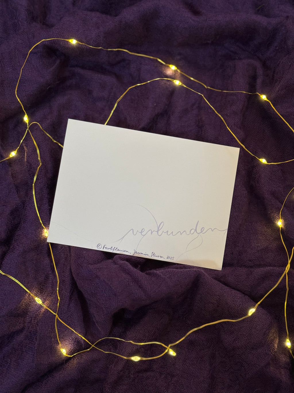 'Postkarte „verbunden" | mein Jahresmotiv 2026.