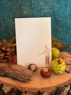 Postkarte "Kastanienfreude" | Für immer möchte ich mir diese Fähigkeit bewahren.