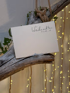 Postkarte "Nimm dir, was du zu Weihnachten brauchst." (Grün) | 15 Zettel zum Abreißen für eure Bedürfnisse.