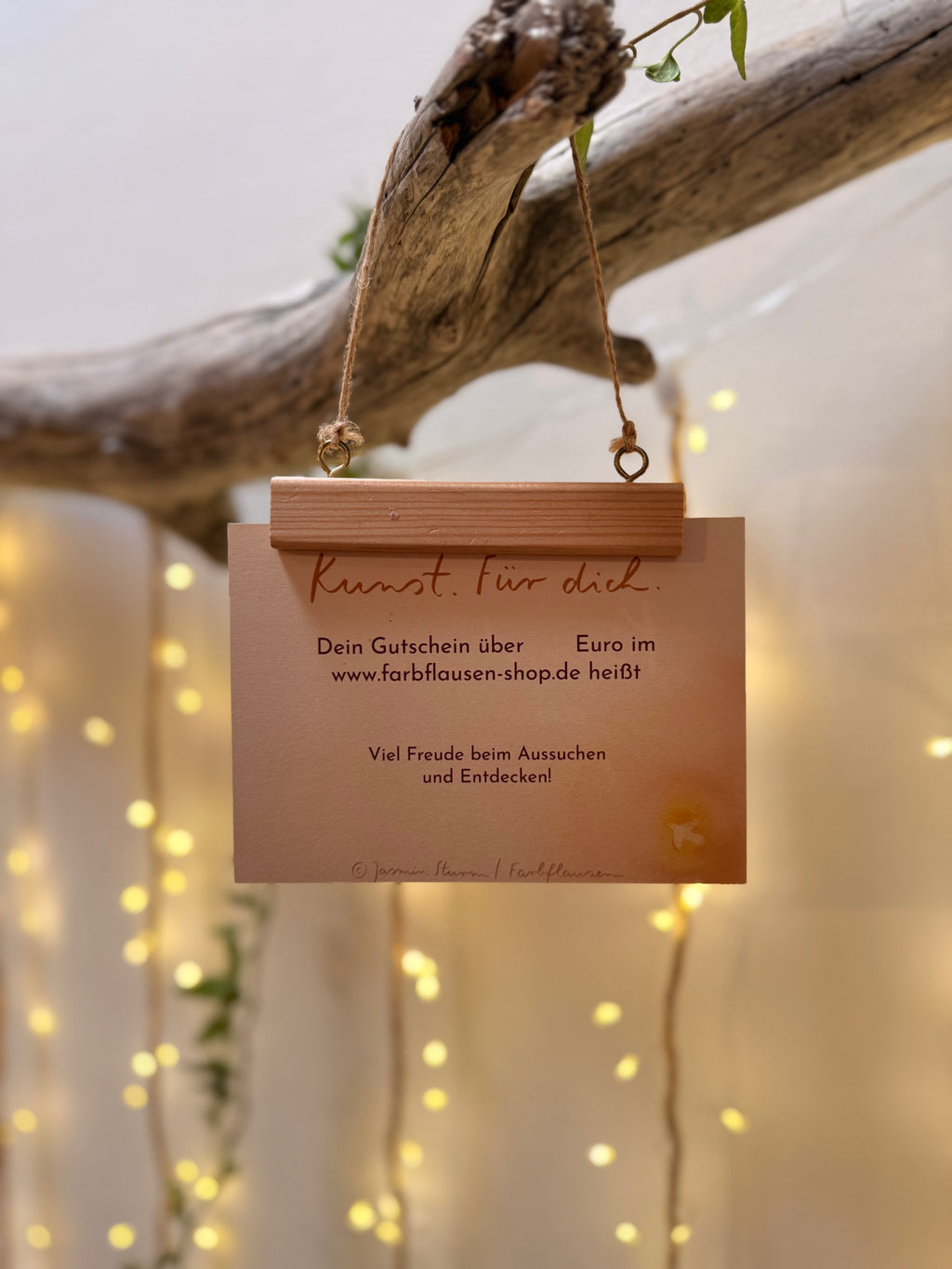 Gutschein als Karte