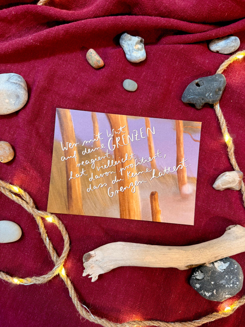 Postkarte „Grenzen“ | Meeresbotschaften 5