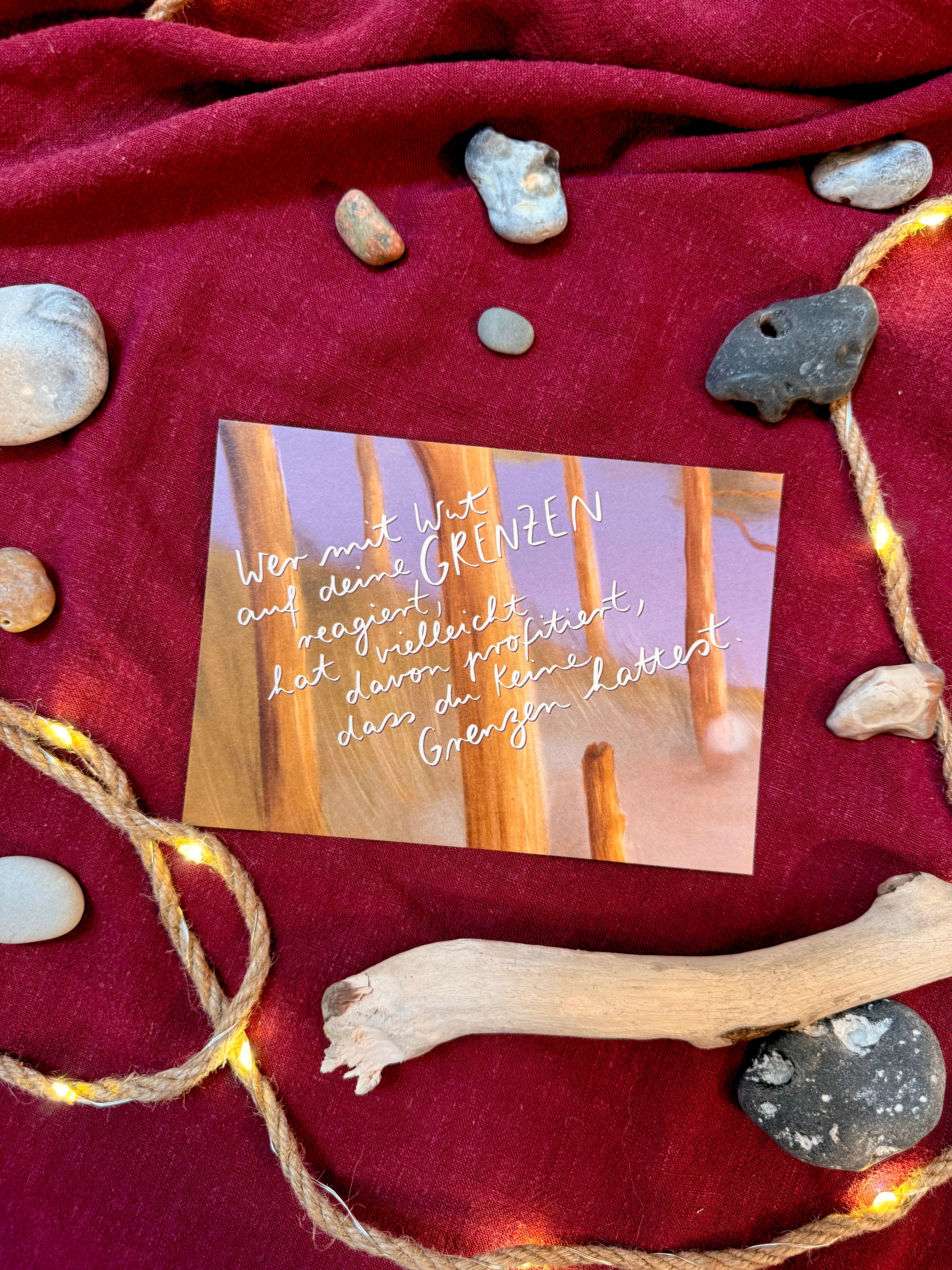 Postkarte „Grenzen“ | Meeresbotschaften 5