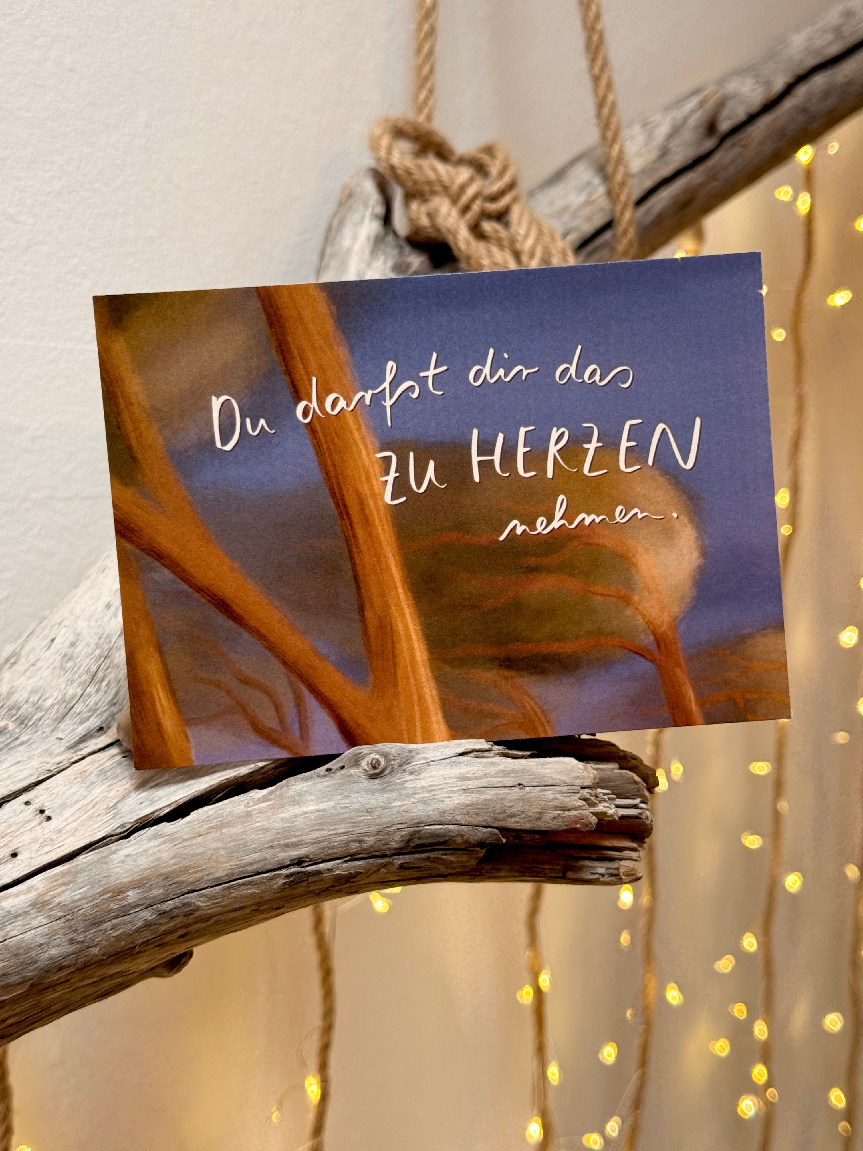 Postkarte „Zu Herzen nehmen“ | Meeresbotschaften 1