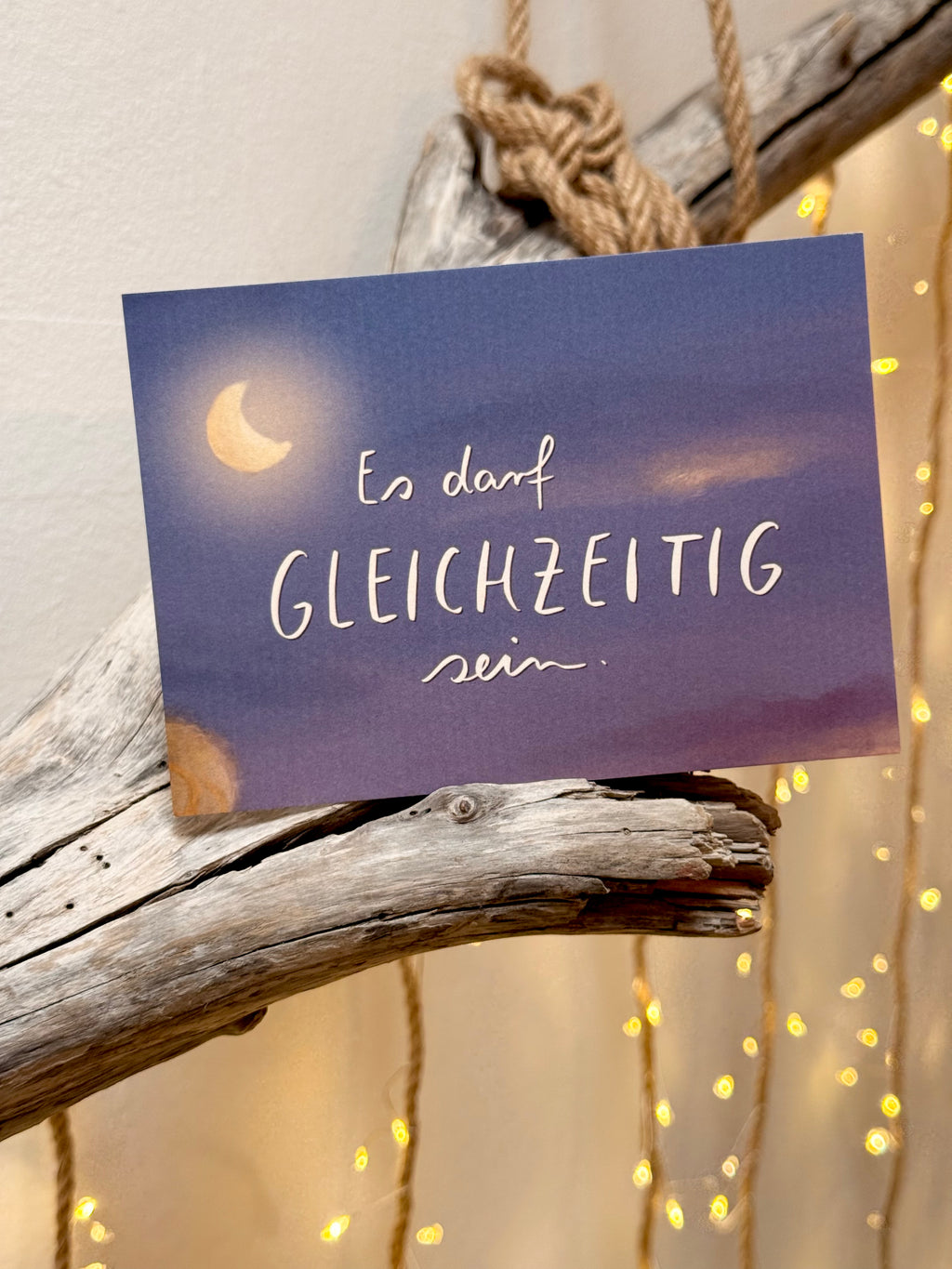 Postkarte „Mond“ | Meeresbotschaften 2