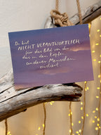 Postkarte „Wolken“ | Meeresbotschaften 3
