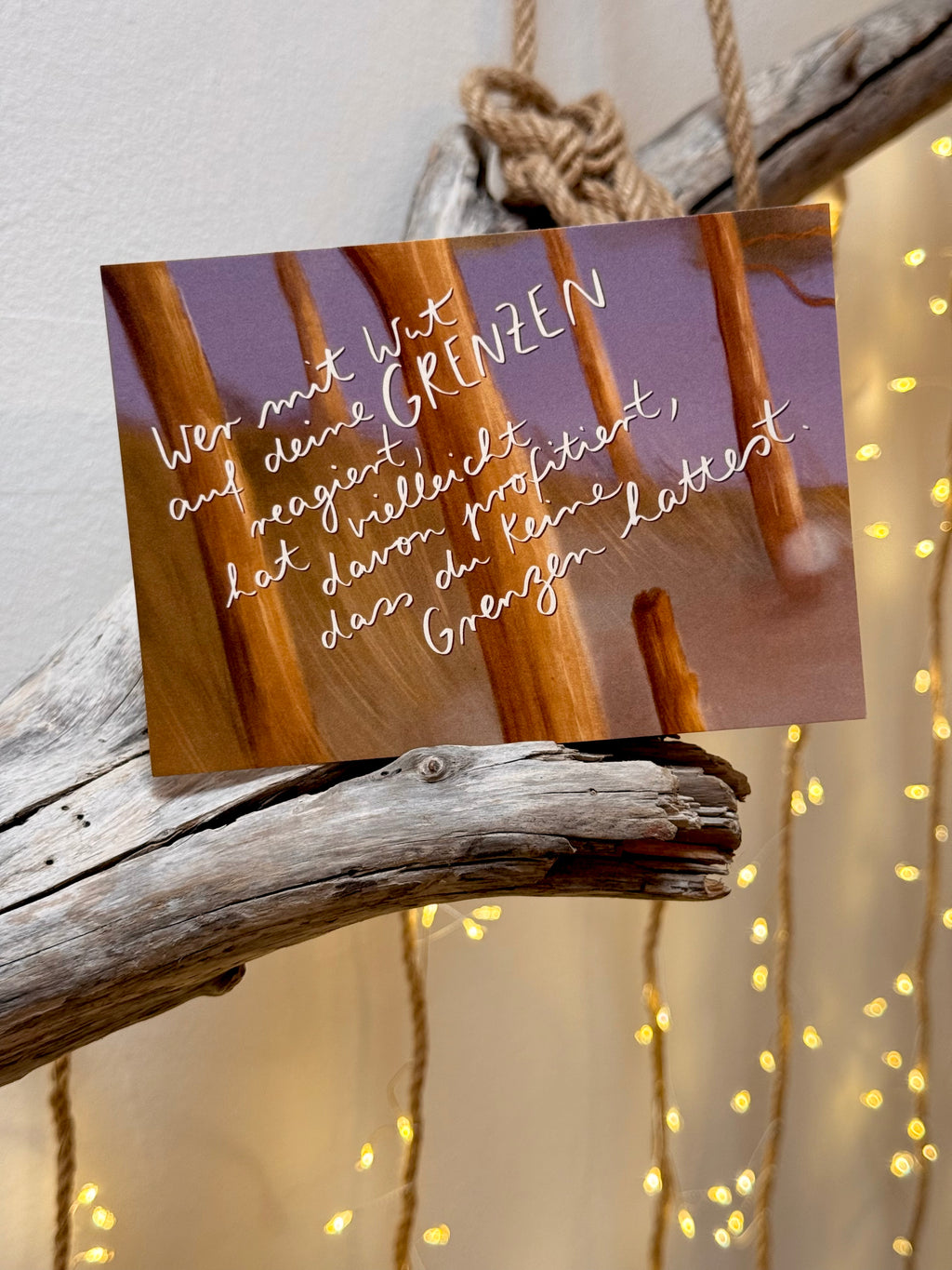 Postkarte „Grenzen“ | Meeresbotschaften 5