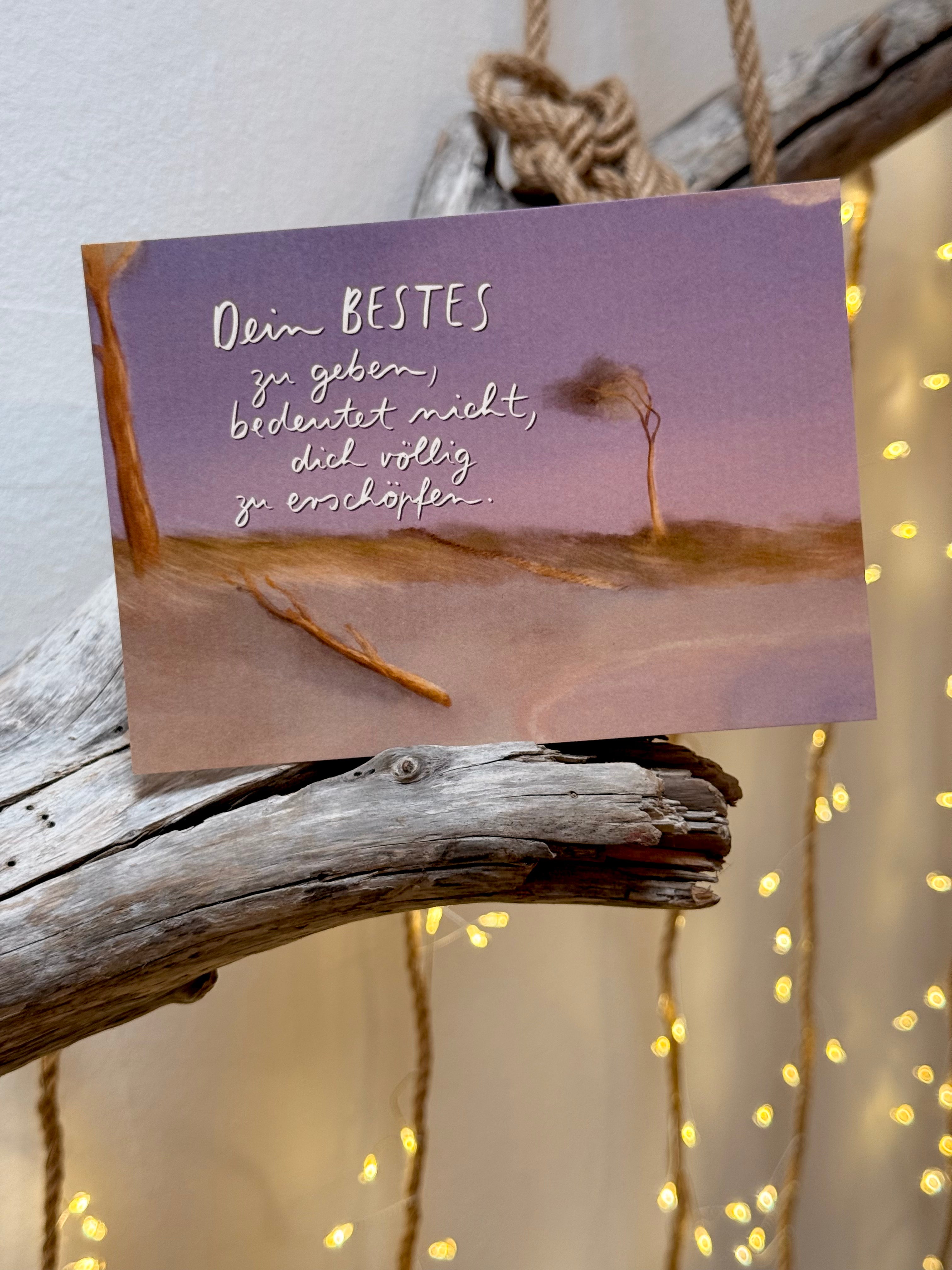 Postkarte „Dein Bestes“ | Meeresbotschaften 6