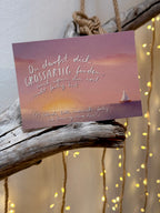 Postkarte „Sonnenuntergang“ | Meeresbotschaften 8