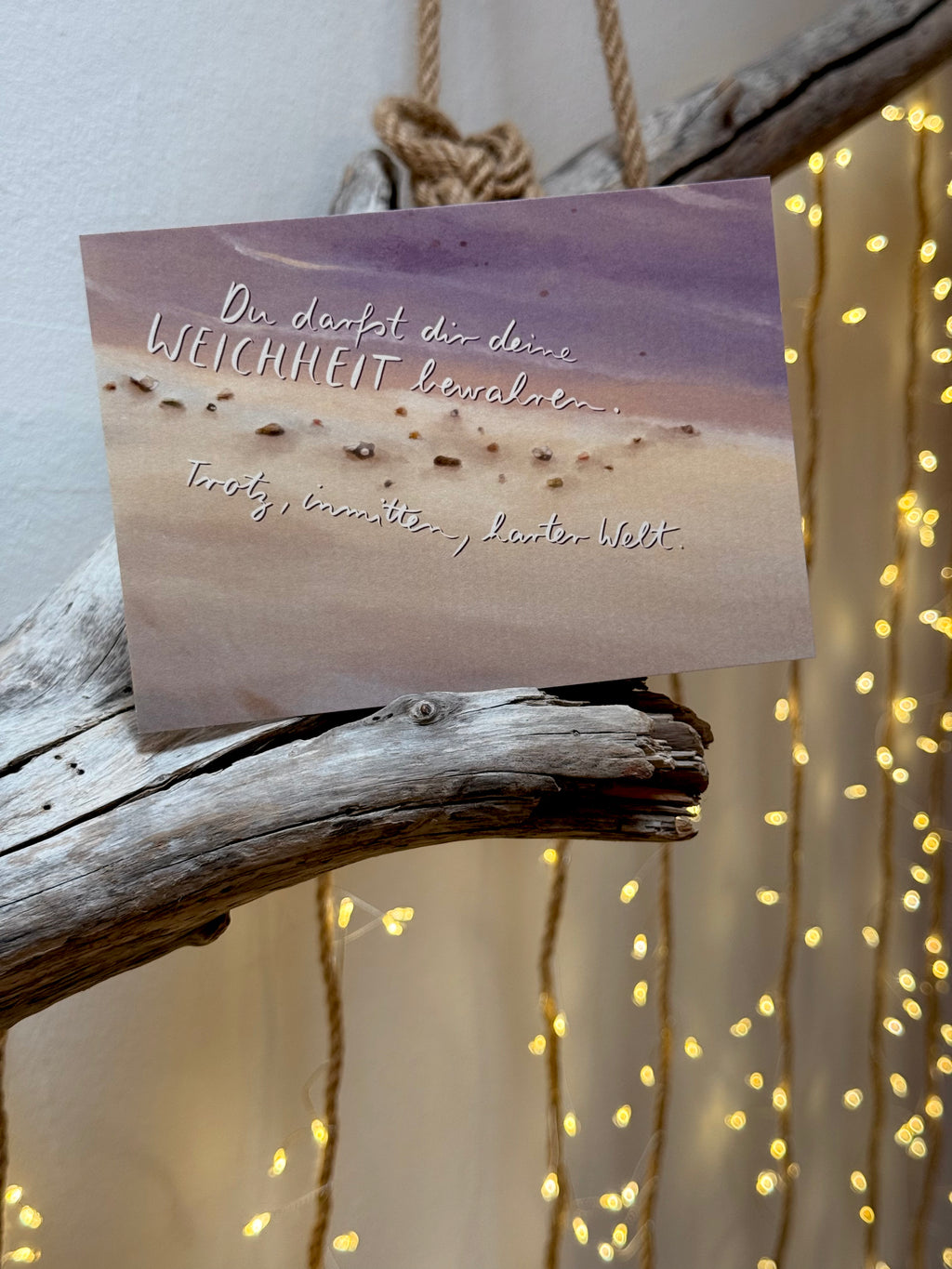 Postkarte „Weichheit“ | Meeresbotschaften 11
