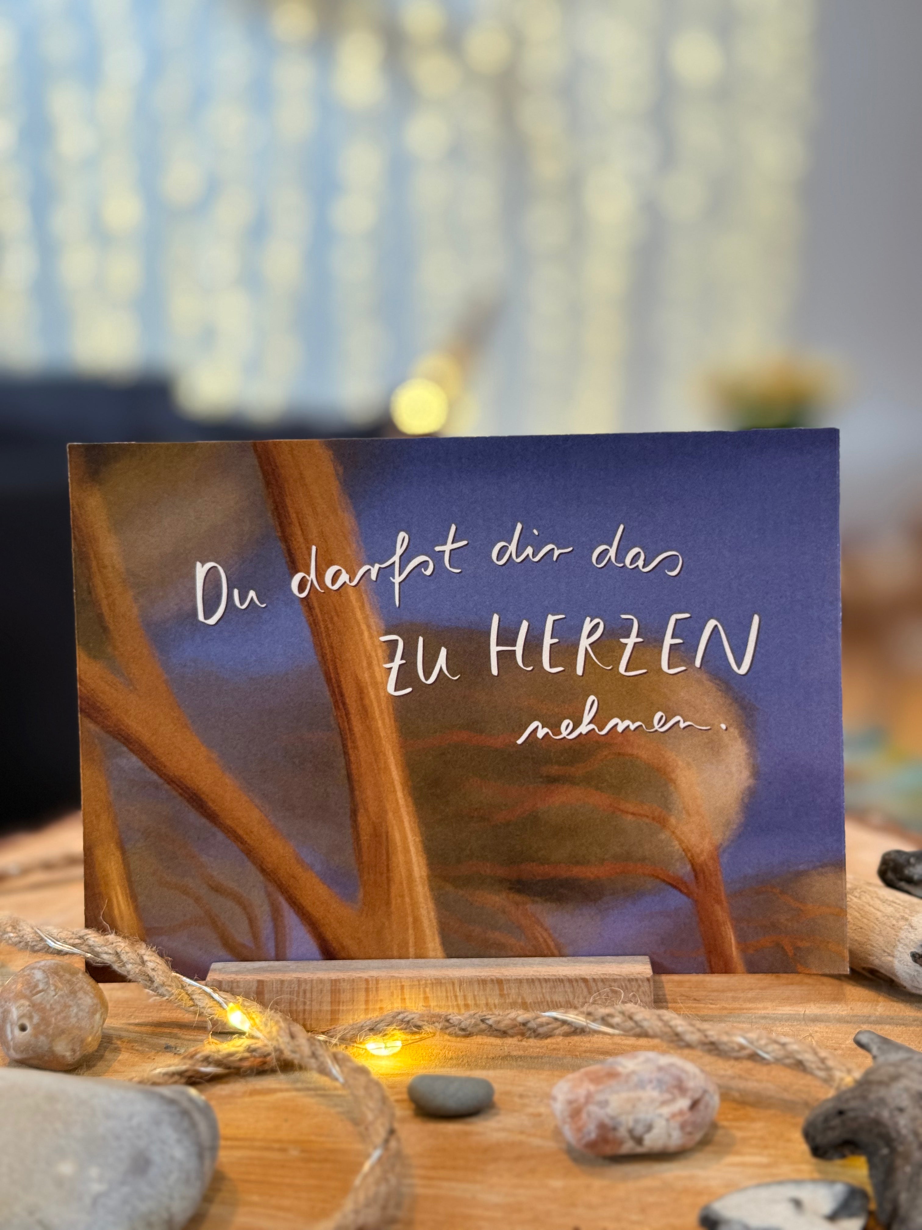 Postkarte „Zu Herzen nehmen“ | Meeresbotschaften 1