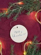 Baumanhänger „Weihnachtswal“ | Für Weihnachtsbäume, Geschenke und alle anderen Orte, an denen du MEERy Christmas sagen möchtest.