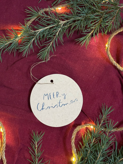 Baumanhänger „Weihnachtswal“ | Für Weihnachtsbäume, Geschenke und alle anderen Orte, an denen du MEERy Christmas sagen möchtest.