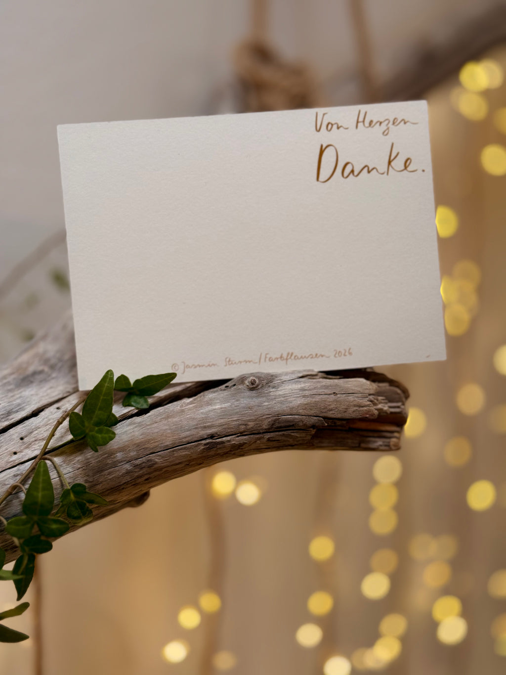Postkarte „Von Herzen Danke.“ | Für die, denen du Danke sagen möchtest.