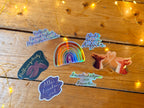 Stickerset „Lieblingssticker“ | 7 eurer liebsten Farbflausensticker als Set