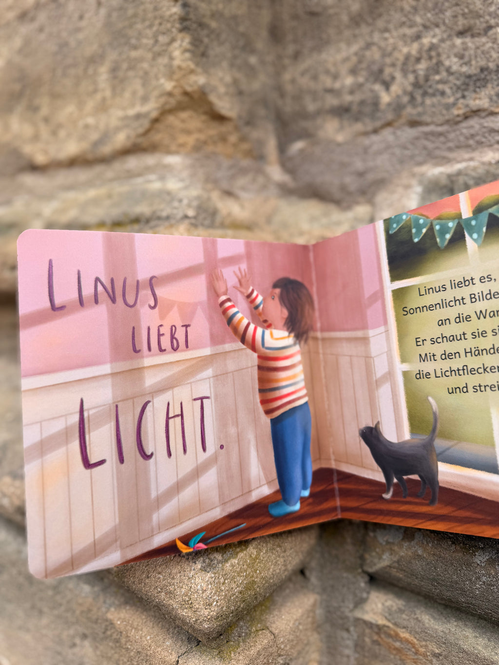 Linus liebt Licht | Ein Pappbilderbuch über Stimming.