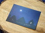 Postkarte Trauerkarte / Erinnerungskarte „Für immer geliebt“. Beileid, Tod, Sternenkind, Fehlgeburt, Stern, Trost, Liebe