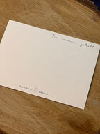 Postkarte Trauerkarte / Erinnerungskarte „Für immer geliebt“. Beileid, Tod, Sternenkind, Fehlgeburt, Stern, Trost, Liebe