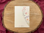 Postkarte „Für dich“ | Herz aus Wildblumen, Illustration. Aquarell, Geschenk, Grußkarte, Glückwünsche, Geburtstag, Freundschaft, Blumenherz