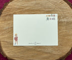 Postkarte „Familienchaos“ | Eine Wimmelbild-Illustration mit Küche, Kindern und Musik. Eltern, Geschenk, Deko, Schweden, Astrid Lindgren