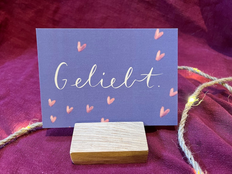 Postkarte "Geliebt" | Eine Postkarte für alle, die du liebst - auch für dich selbst.