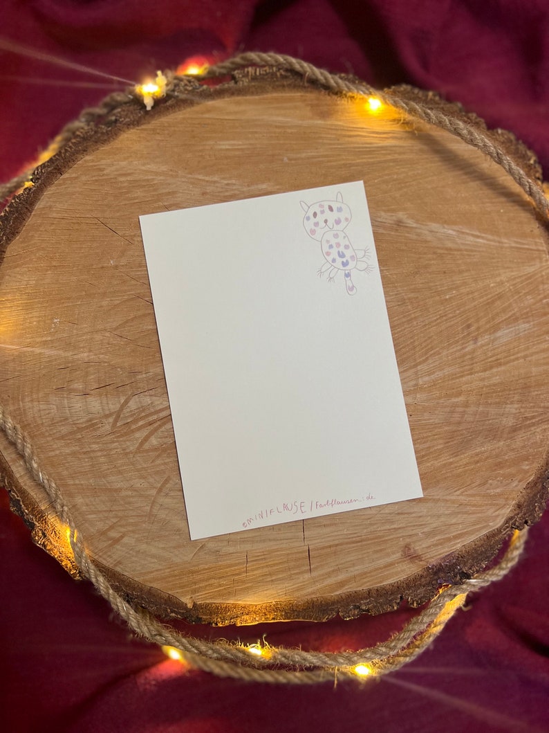 Miniliebe by Miniflause | Eine Postkarte mit einer Katze und sehr viel Liebe