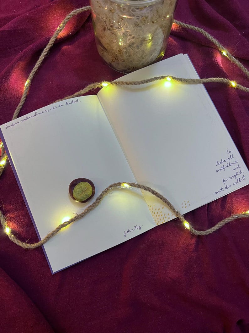 Notizbuch „Alles bisschen viel“ | Ein Notizheft für alle, die es kennen, das Gefühl von „alles bisschen viel“. Mit ermutigenden Texten.