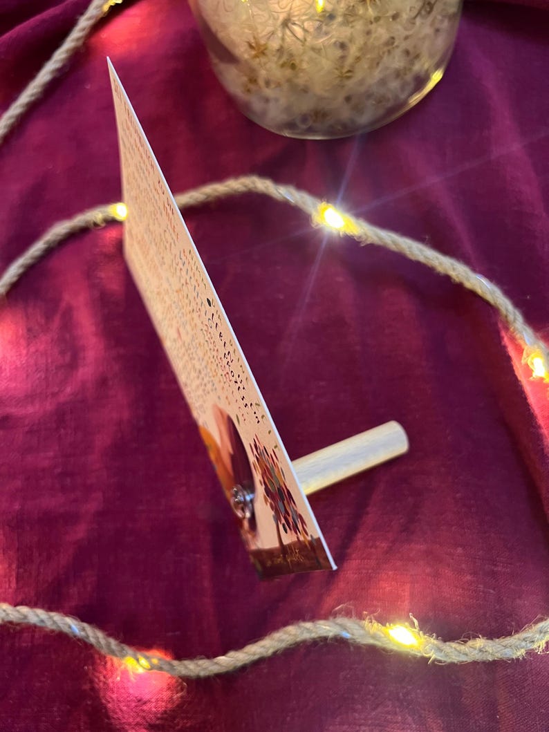 Magnetpostkartenständer „Bunt“ | Ein besonderes, von mir illustriertes Produkt, nutzbar als variabel einstellbarer Tischständer oder Magnet