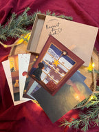 Box „Kunst für dich“ Weihnachtszauber | Eine Schachtel mit 9 Weihnachtsmotiven - als Geschenkset oder für dich selbst.