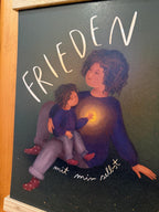 Kunstdruck „Frieden mit mir selbst“ | Eine Illustration über innere Kinder und das, was zählt. Mein Jahresmotiv 2025.