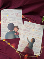 Kunstdrucke „Botschaften für Kinder 1+2“ | Zwei Kunstdrucke mit 36 liebevollen Sätzen und warmen Illustrationen.